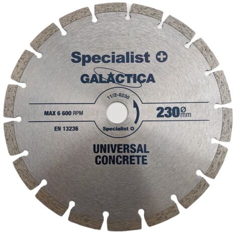 Disque a meuler diamant Specialist GALACTICA 11/2-0230 230 mm
