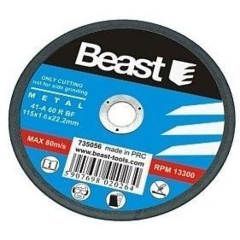 Disque à meuler pour métaux imp. plat 125/1