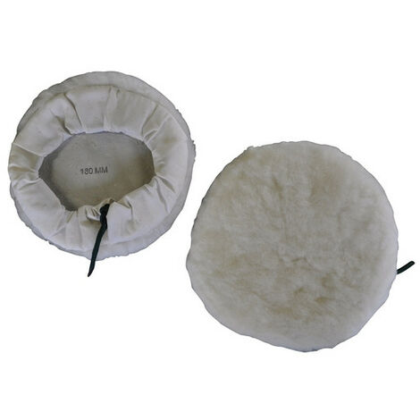Disque à polir type bonnette à lacet - 180 mm