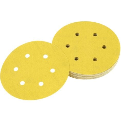 Makita 10 Disques Abrasifs 125 Mm Auto-agrippant 8 Trous (bois/métal