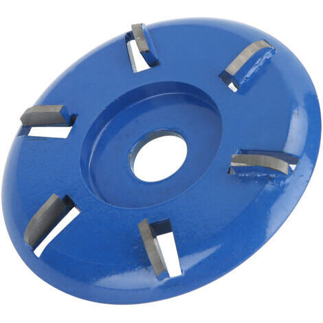 Disque à sculpter le bois 6 dents en acier Pour bois dur et tendre Outil de menuiserie pour meuleuse d'angle Lame d'arc