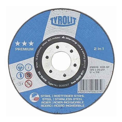 Disque à surfacer Rondeller Premium Ø125mm - grain 60