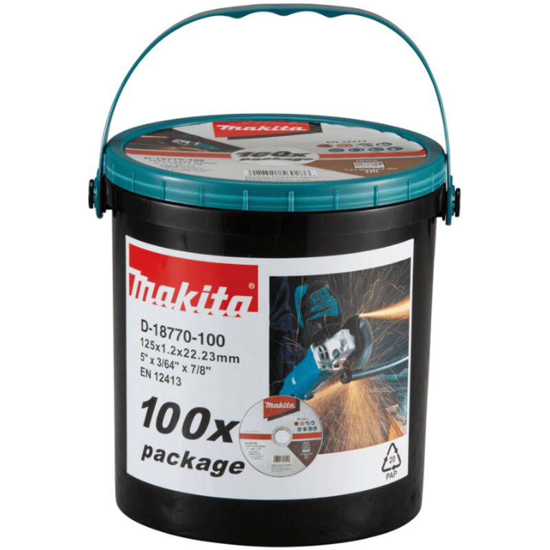Disque à tronçonner Ø125mm x 12 WA60T 100 pcs MAKITA D 18770 100 - vue 3