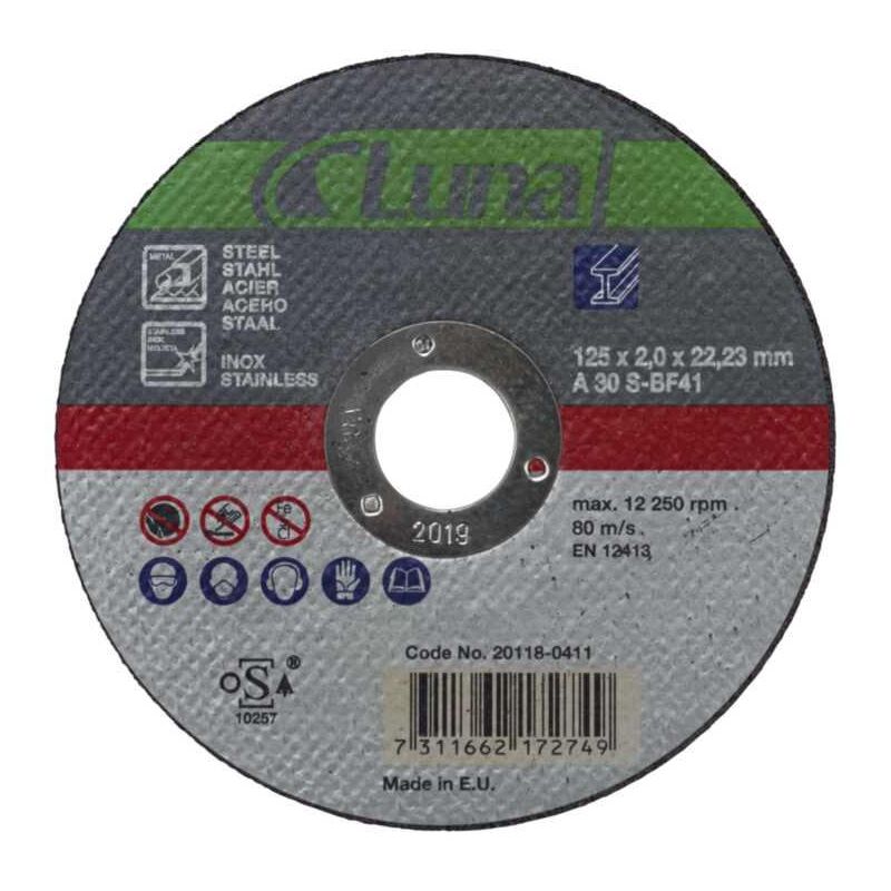 Disque à tronçonner 125x1,0x22 mm