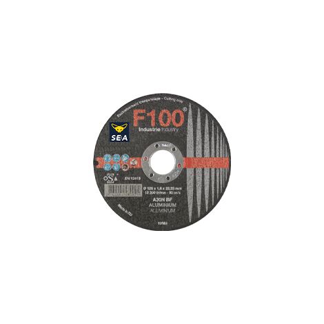 Disque à tronçonner 125x1.6x22.23 pour aluminium, SEA