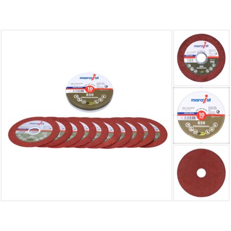 Disque à tronçonner 850 ultra fin pour métal et inox  diamètre 125 x 1,0 mm