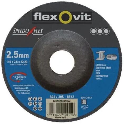 Disque à tronçonner acier inox Speedoflex 230x2 Flexovit