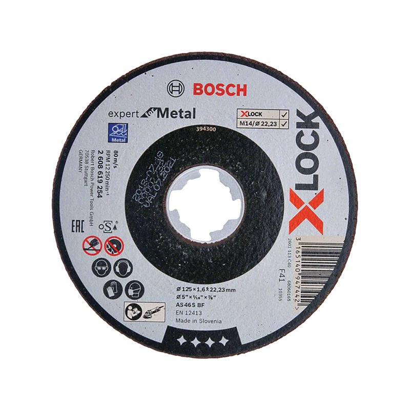 Bosch - Disque à tronçonner as46sbf metal 125mm Vendu par : 25