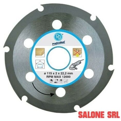 Disque à tronçonner bois et pvc pg 419,95 mm.230x2 patins pour meuleuse - Salon