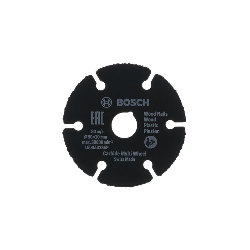 Bosch - home and garden 1600A01S5X disque à tronçonner carbide wheel (pour multi matériaux, ø 50 mm, accessoires easycut&gri