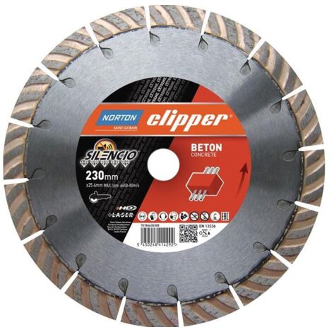 Disque à tronçonner diamant Extreme Silencio D.500mm pour scies à table 2400min