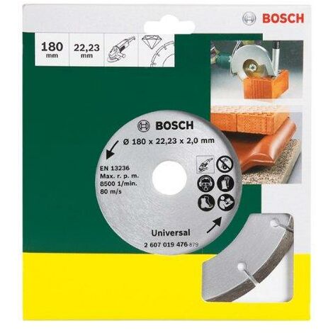 Disque à tronçonner diamant universel