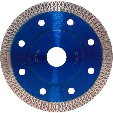Disque à tronçonner diamanté 125 mm, 125 x 22,23 x 10 mm, courroie extra fine de 1,2 mm x lame de turbine à grille