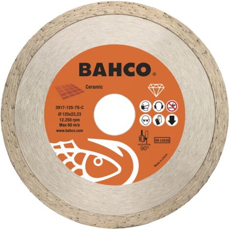 Disque à tronçonner diamanté Bahco 3917-125-7S-C 125 mm