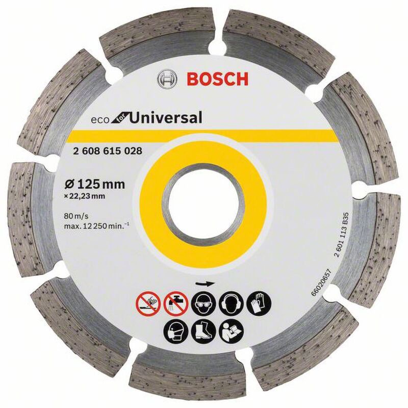 Disque à tronçonner diamanté Bosch Eco Universal 125 mm - vue 2