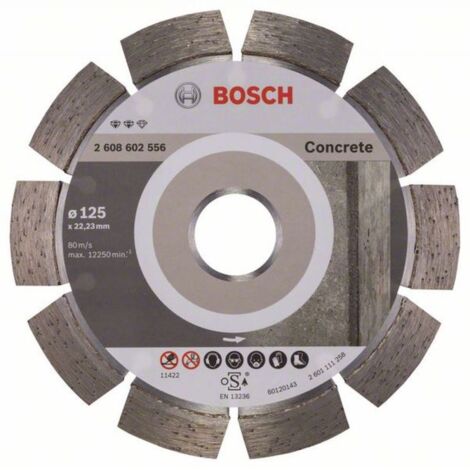 Disque à tronçonner diamanté Bosch EXPERT FOR CONCRETE 125 mm