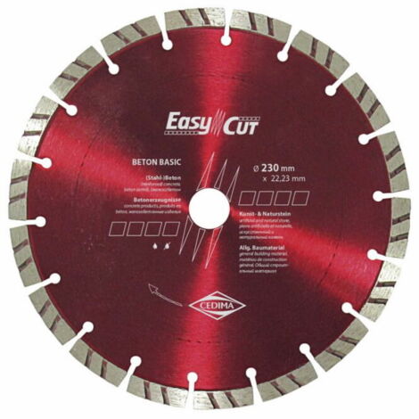 Disque à tronçonner diamanté Cedima 50006883 350x25 4 mm