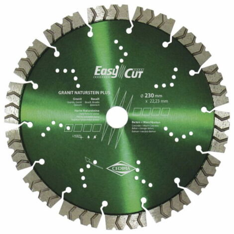 Disque à tronçonner diamanté Cedima 50007051 400 mm