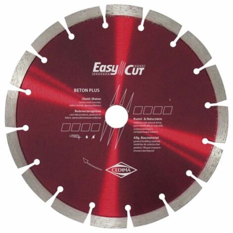 Disque à tronçonner diamanté Cedima Beton Plus 400x20 mm