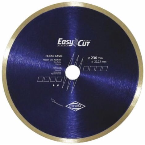 Disque à tronçonner diamanté Cedima Fliese Basic 125 mm