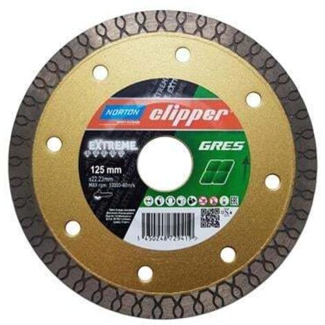 Disque à tronçonner diamanté D125mm perçage22,23mm pour meuleuse angulaire Seg-B.1,3mm Aufn22,23mm