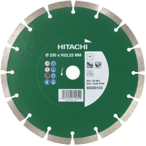 Disque à tronçonner diamanté Hikoki 60320123 230 mm