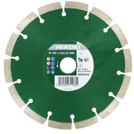 Disque à tronçonner diamanté HiKOKI Standart 125x22 23 mm
