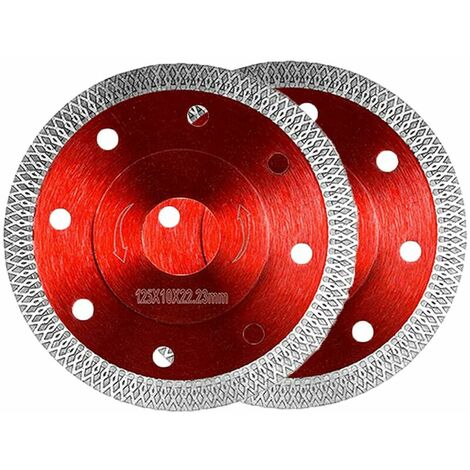 Disque À Tronçonner Diamanté Pour Carrelage En Grès Cérame 125 Mm X 22,23 Mm 125 Mm Pour Carrelage, Granit (Pour Meuleuse D'Angle Ø 125 X 22,23)
