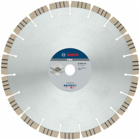 Disque à tronçonner diamanté PRO Concrete Bosch 300 x 22,23 mm - 2608602656