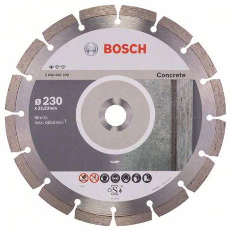 BOSCH Disques à tronçonner diamantés béton - Standard for Concrete