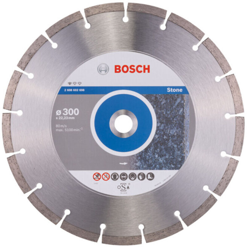 Disque à tronçonner diamanté Professional for Stone 300 x 22 23 x 3 1 x 10 mm Bosch 2608602698