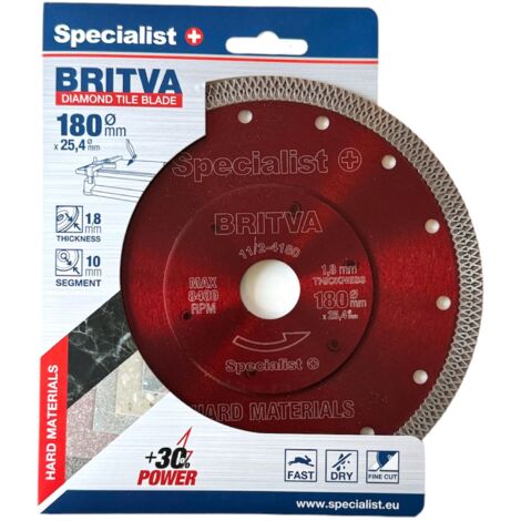 Disque à tronçonner diamanté Specialist 11/2-4180 180 mm
