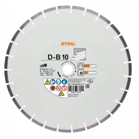 Disque à tronçonner diamanté Stihl 08350907043 300 mm