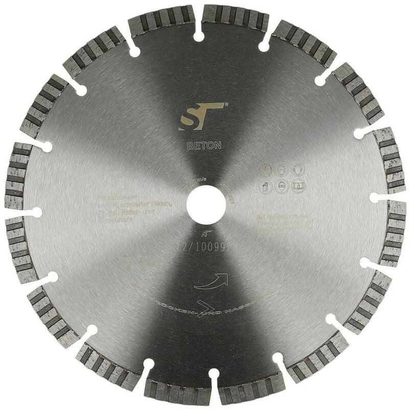 Disque à tronçonner diamanté universel ø 115 pour la découpe du béton