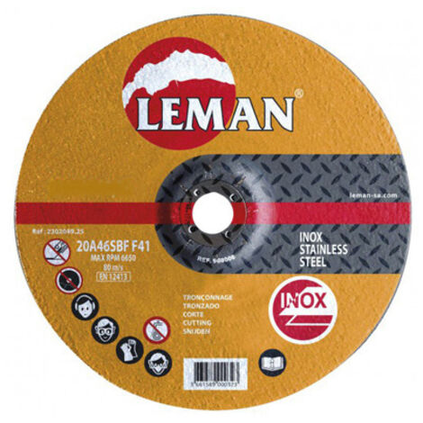 Disque à tronçonner en acier inoxydable 230x2mm