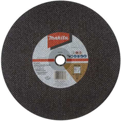 DISQUE A TRONCONNER INOX 355X2,8X25,4MM A30P 5 PCS MAKITA B-64565-5