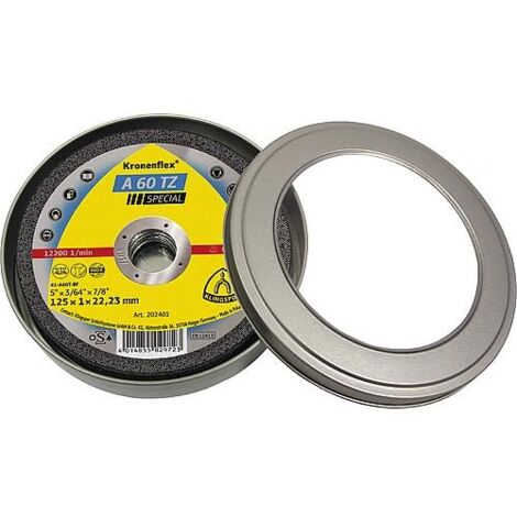 Disque à tronçonner Klingspor A60TZ 125 x 1 mm, conditionnement 11 pièces en boîte
