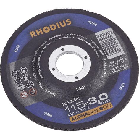 Disque de coupe KSM 125 x 3,0mm Rhodius(Par 25)
