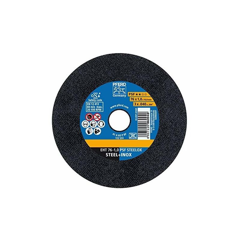 Pferd - 69198287 disque à tronçonner universel psf steelox