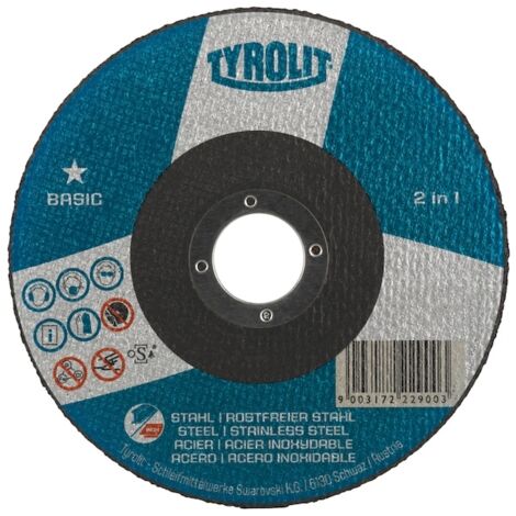 Disque à tronçonner plat 41C Ø230x2x22,23 A30Q-BFB Tyrolit