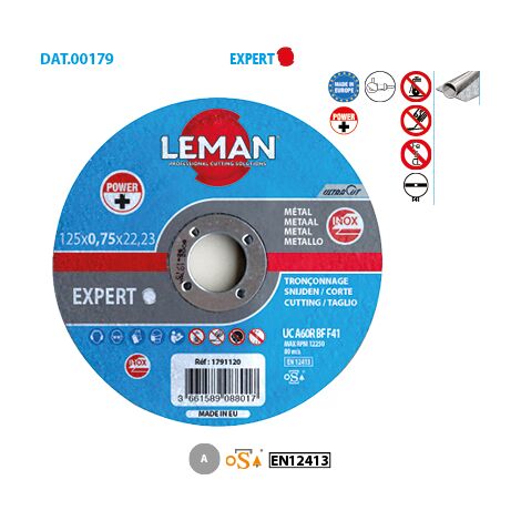 Disque à tronçonner plat extra fin Inox Expert