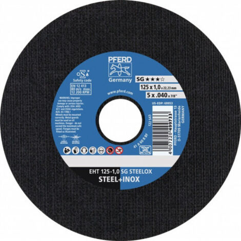 Disque A Tronconner Sg Steelox Eht 125-1,6 Pferd