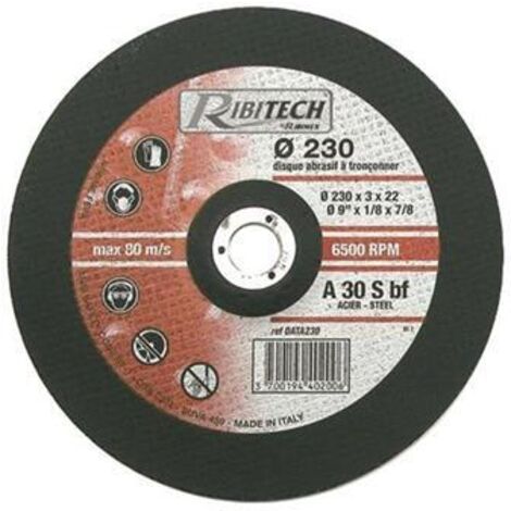 Disque à tronçonner spécial acier - Lot de 10 - 230 mm - SIZE/COLOR