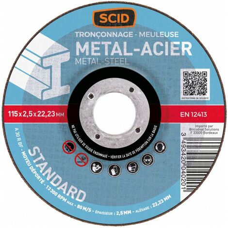 Disque à Tronçonner Standard 115  5 Métaux