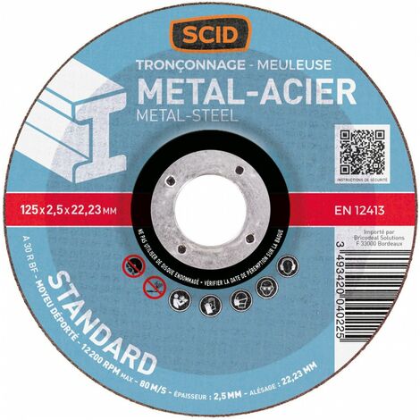 Disque à Tronçonner Standard 125  5 Métaux