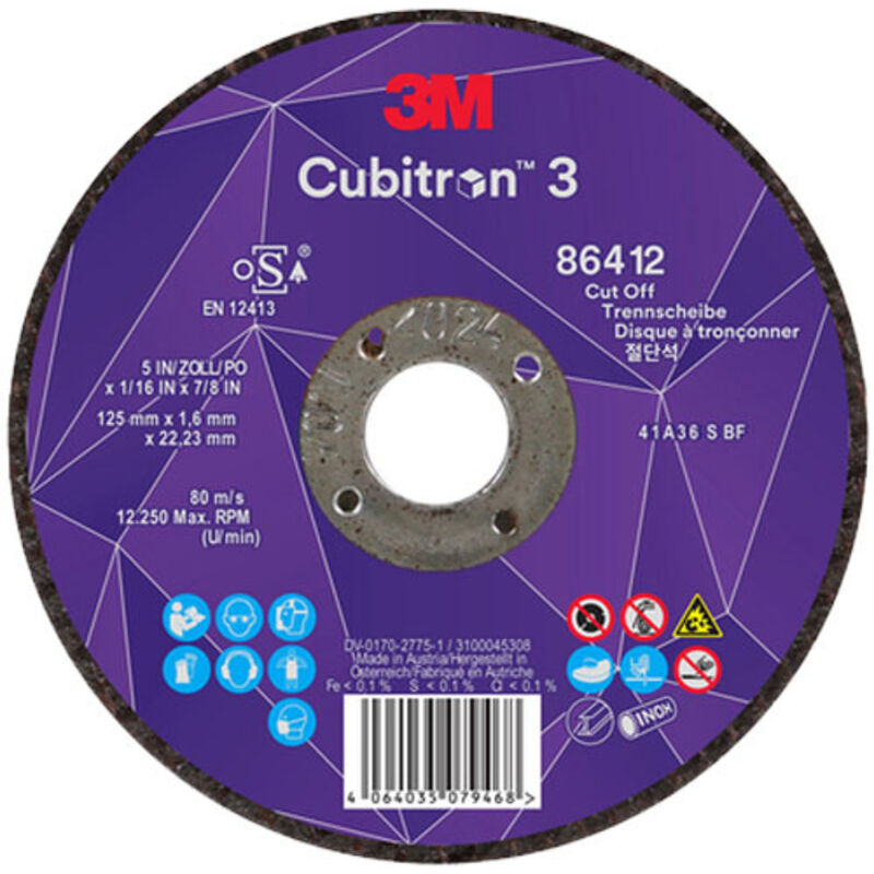 3M Cutting disc Cubitron 3 125x1,6mm 86412
