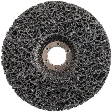 Disque abrasif 115 mm pour meuleuse – Nylon non tissé avec revêtement en carbure de silicium – Élimine rouille et peinture – Rosver