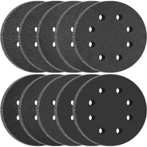 Disque Abrasif 125mm Sec and Eau 8 Trous 100 Pièces Grain 80 120 180 240 320 400 600 800 1000 2000 Carbure de silicium pour Ponceuse Excentrique