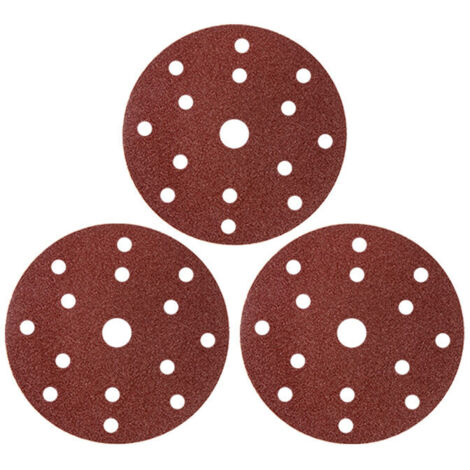 Disque Abrasif 150 mm & Disque Ponceuse 150  Disque Abrasif 150mm Auto Agrippant Grain 100  50 Disques Abrasif  Idéal pour Ponceuse,