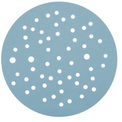 Disque abrasif - Ø 150mm - multitrous - OX Alu film blanc P.1000